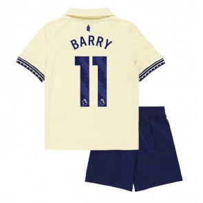 Everton Thierno Barry #11 Replika Babytøj Udebanesæt Børn 2025-26 Kortærmet (+ Korte bukser)